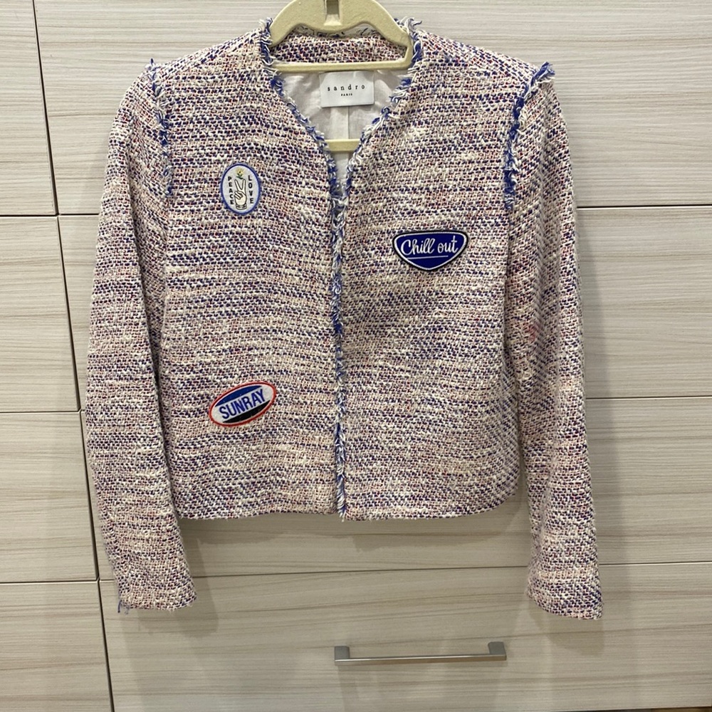 Sandro Paris Women’s Size 36 bouclé jacket.